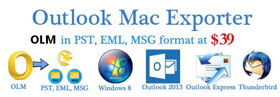 Open OLM File in Outlook 2013